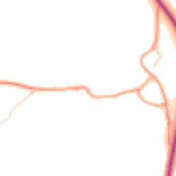 Daytime road noise heatmap for CV47 2DF