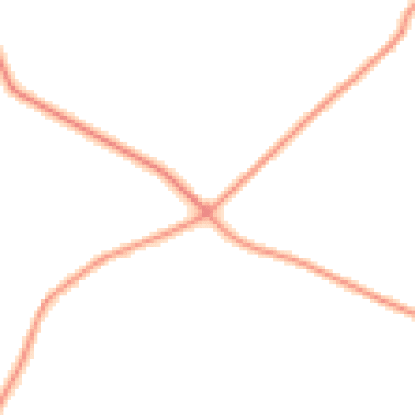 Daytime road noise heatmap for CV47 2DP