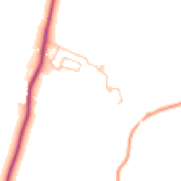 Daytime road noise heatmap for CV47 2EL
