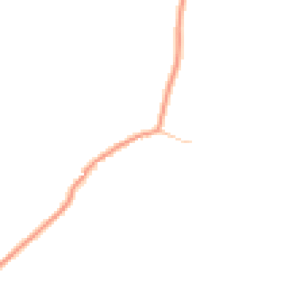 Daytime road noise heatmap for CV47 2EZ