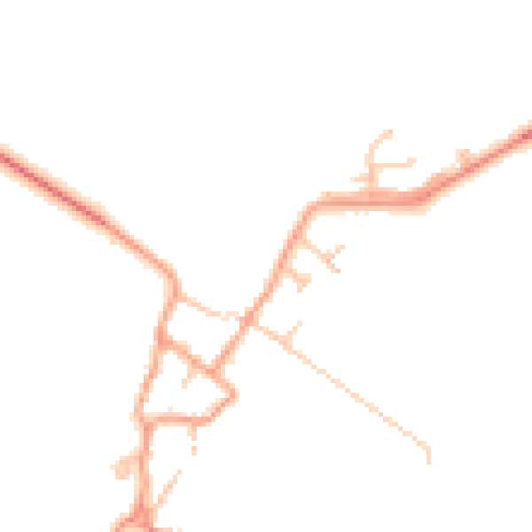 Daytime road noise heatmap for CV47 2FS