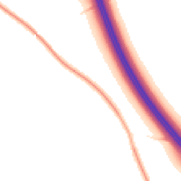 Night-time road noise heatmap for CV47 2PD