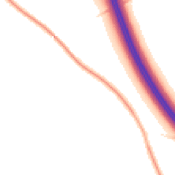 Night-time road noise heatmap for CV47 2PG