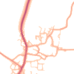 Daytime road noise heatmap for CV47 2PX