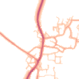 Daytime road noise heatmap for CV47 2QH