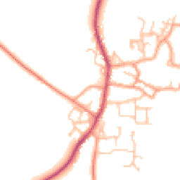 Daytime road noise heatmap for CV47 2QJ
