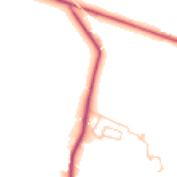 Daytime road noise heatmap for CV47 2SR