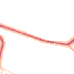 Daytime road noise heatmap for CV47 2SX