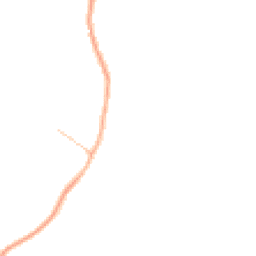 Night-time road noise heatmap for CV47 2TE