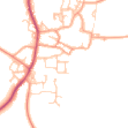 Daytime road noise heatmap for CV47 2TF