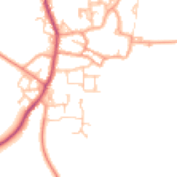 Daytime road noise heatmap for CV47 2TG