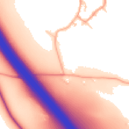 Daytime road noise heatmap for CV47 2TX