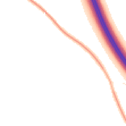 Night-time road noise heatmap for CV47 2UF