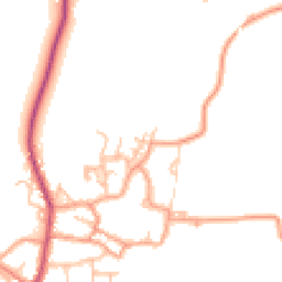 Daytime road noise heatmap for CV47 2UT