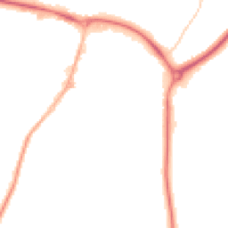 Night-time road noise heatmap for CV47 2UU
