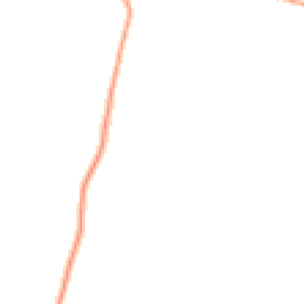 Night-time road noise heatmap for CV47 2WJ