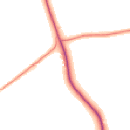 Daytime road noise heatmap for CV47 2XF