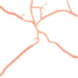 Daytime road noise heatmap for CV47 7RL