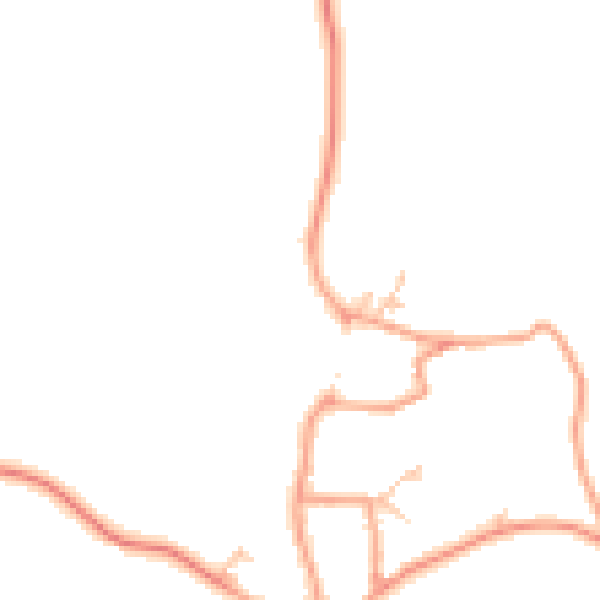 Daytime road noise heatmap for CV47 7RZ