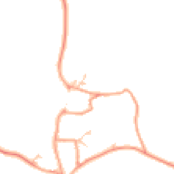 Daytime road noise heatmap for CV47 7SA