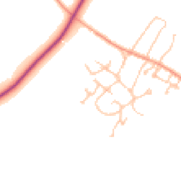 Daytime road noise heatmap for CV47 8FB