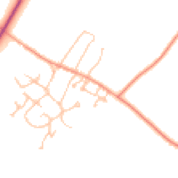 Daytime road noise heatmap for CV47 8FT