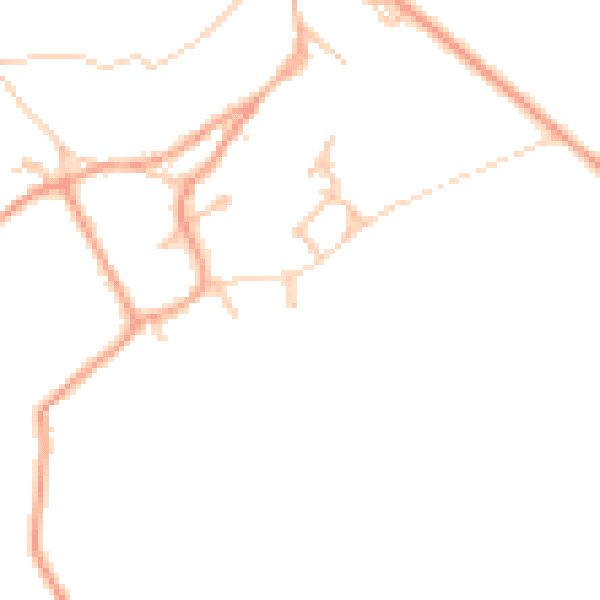 Daytime road noise heatmap for CV47 8JB