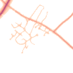 Daytime road noise heatmap for CV47 8JF