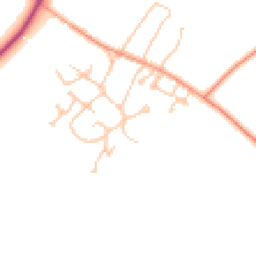 Daytime road noise heatmap for CV47 8JG