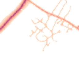 Daytime road noise heatmap for CV47 8JH