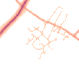 Daytime road noise heatmap for CV47 8JL