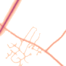 Daytime road noise heatmap for CV47 8JS