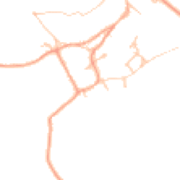 Daytime road noise heatmap for CV47 8LR