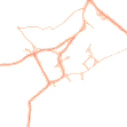 Daytime road noise heatmap for CV47 8NB