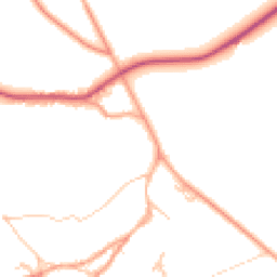 Daytime road noise heatmap for CV47 8NE