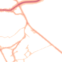 Daytime road noise heatmap for CV47 8PJ