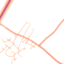 Daytime road noise heatmap for CV47 8PL