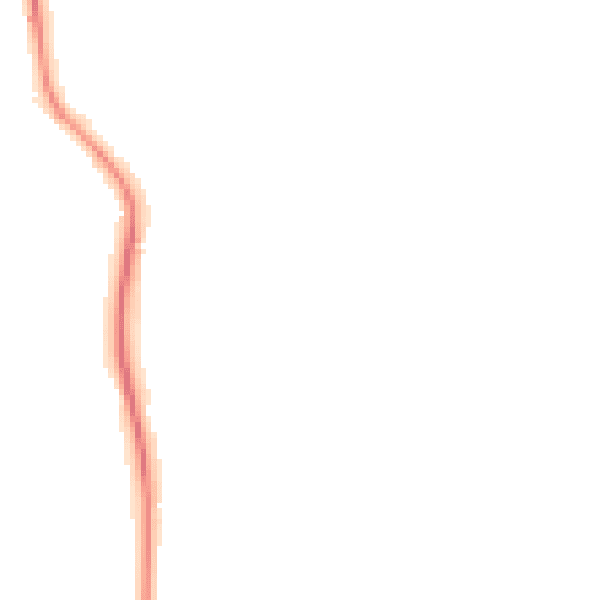 Night-time road noise heatmap for CV47 9AB