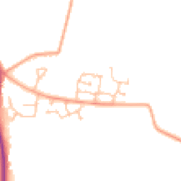 Daytime road noise heatmap for CV47 9AD