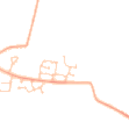 Daytime road noise heatmap for CV47 9AJ