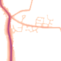 Daytime road noise heatmap for CV47 9AQ