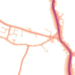 Daytime road noise heatmap for CV47 9GQ