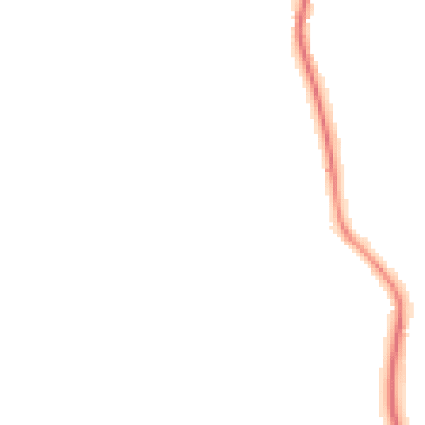 Night-time road noise heatmap for CV47 9GQ