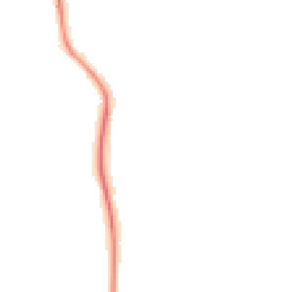 Night-time road noise heatmap for CV47 9QT