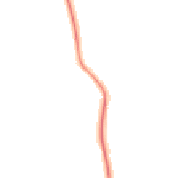 Night-time road noise heatmap for CV47 9RD