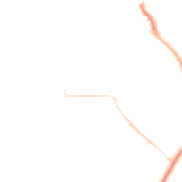 Night-time road noise heatmap for CV5 6AB