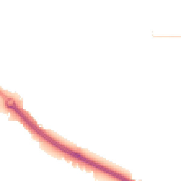 Night-time road noise heatmap for CV5 6AT