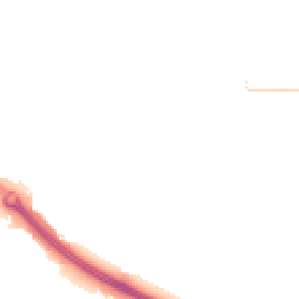 Night-time road noise heatmap for CV5 6AY