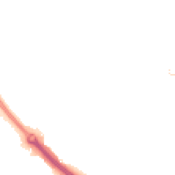 Night-time road noise heatmap for CV5 6AZ
