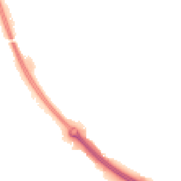 Night-time road noise heatmap for CV5 6BL